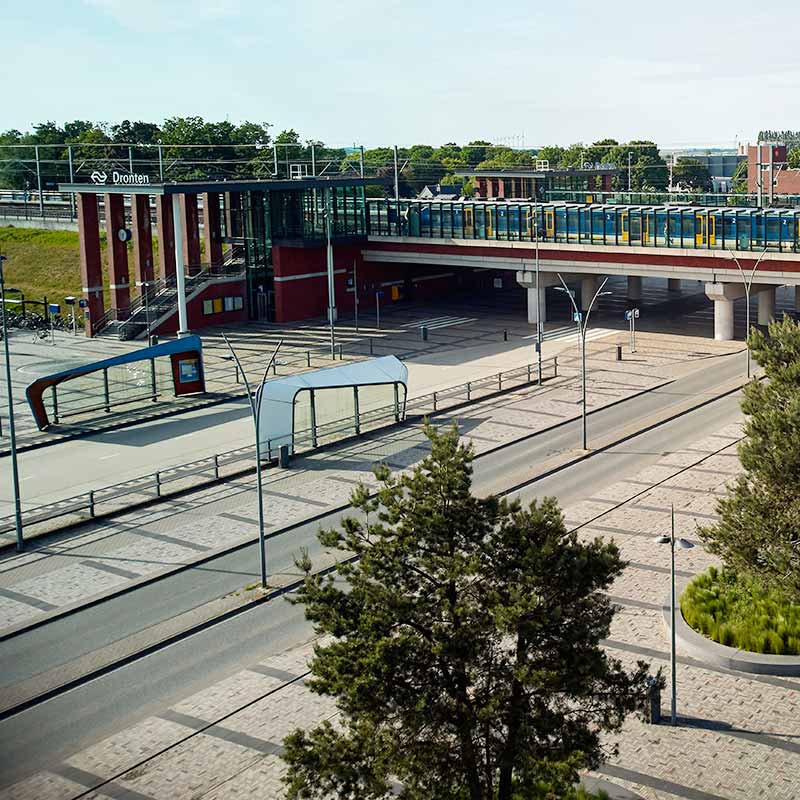 Het station van Dronten